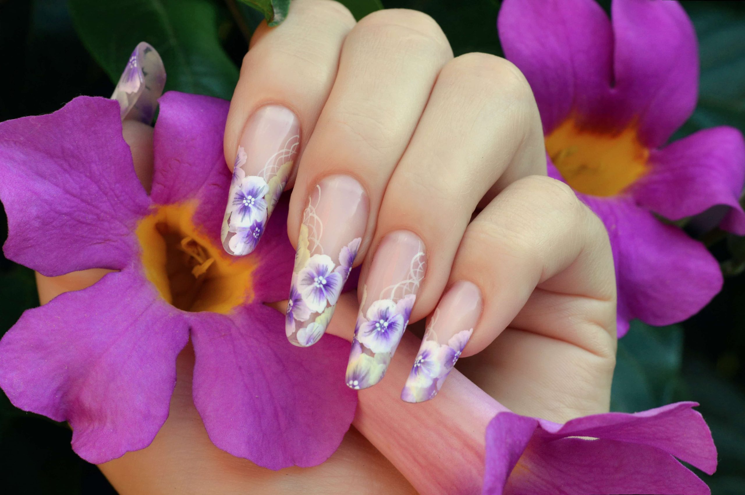 One stroke nail art deals